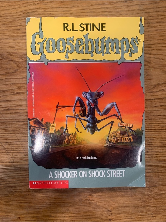 Other - R.L. Stine Goosebumps "A Shocker on Shock Street" - Yellow/Red Cover